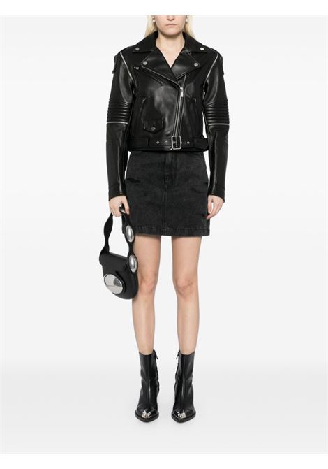 Black Astro biker jacket Helmut lang - women HELMUT LANG | O06HW102001